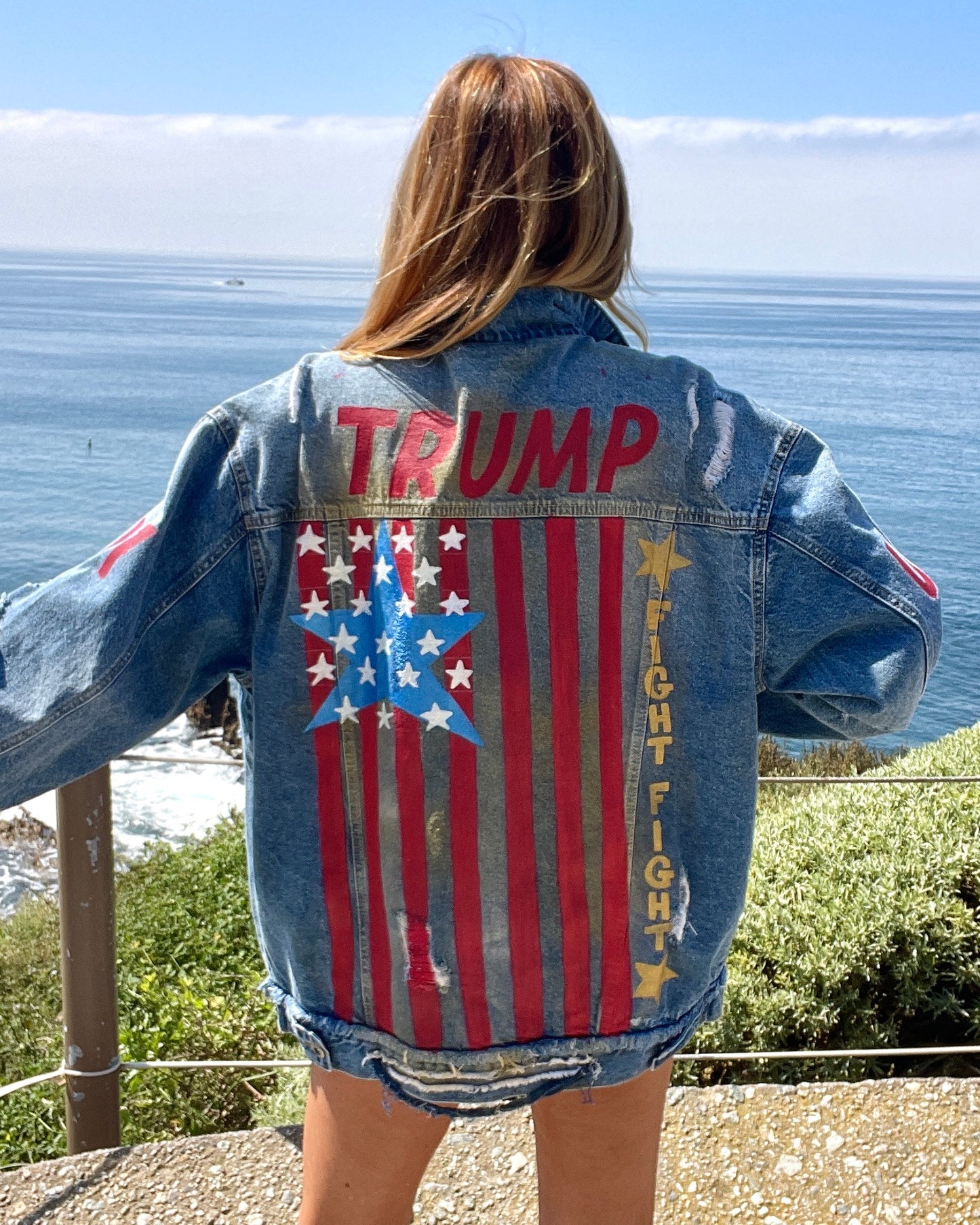 USA - Hand painted jacket