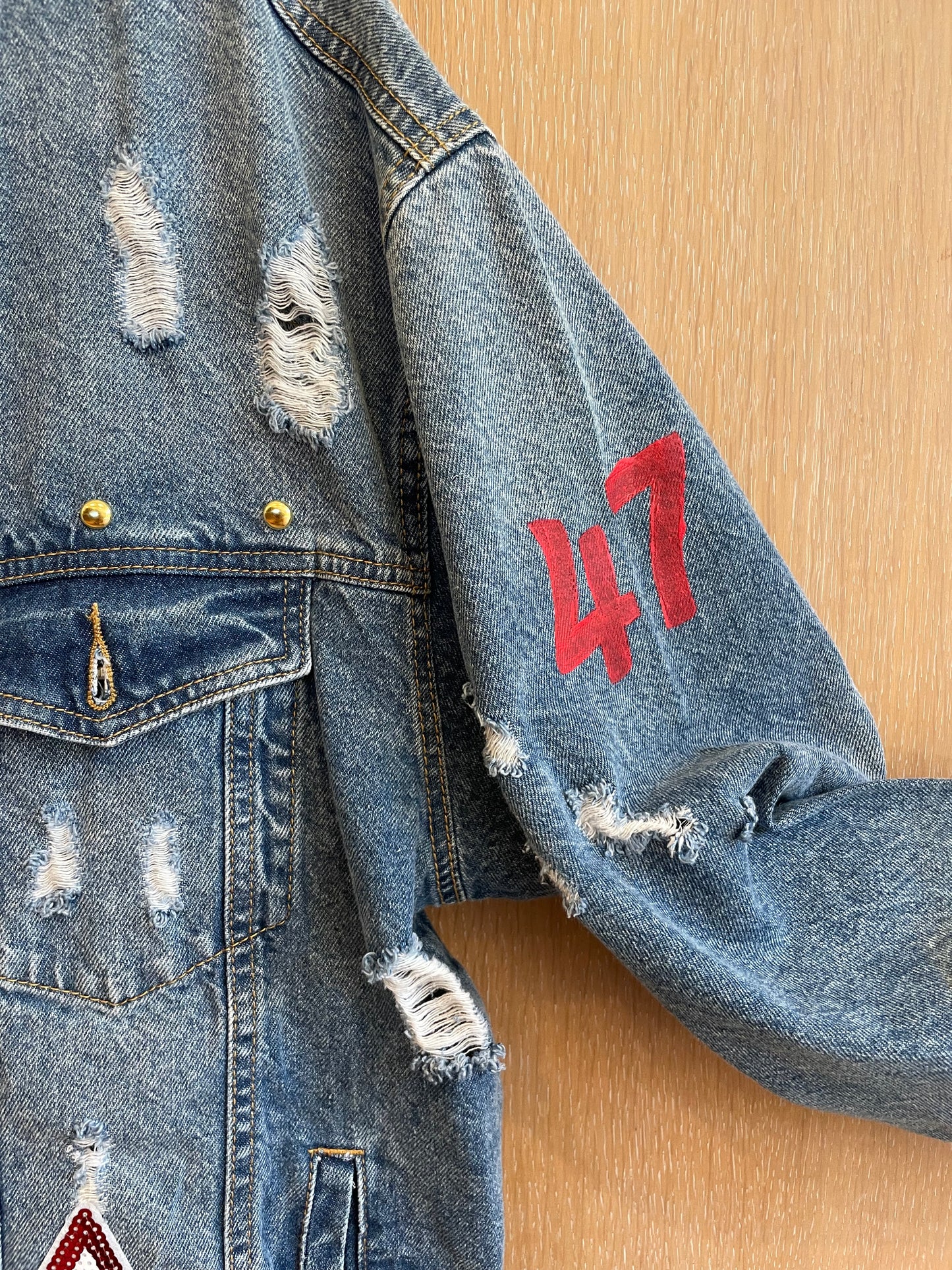 USA - Hand painted jacket