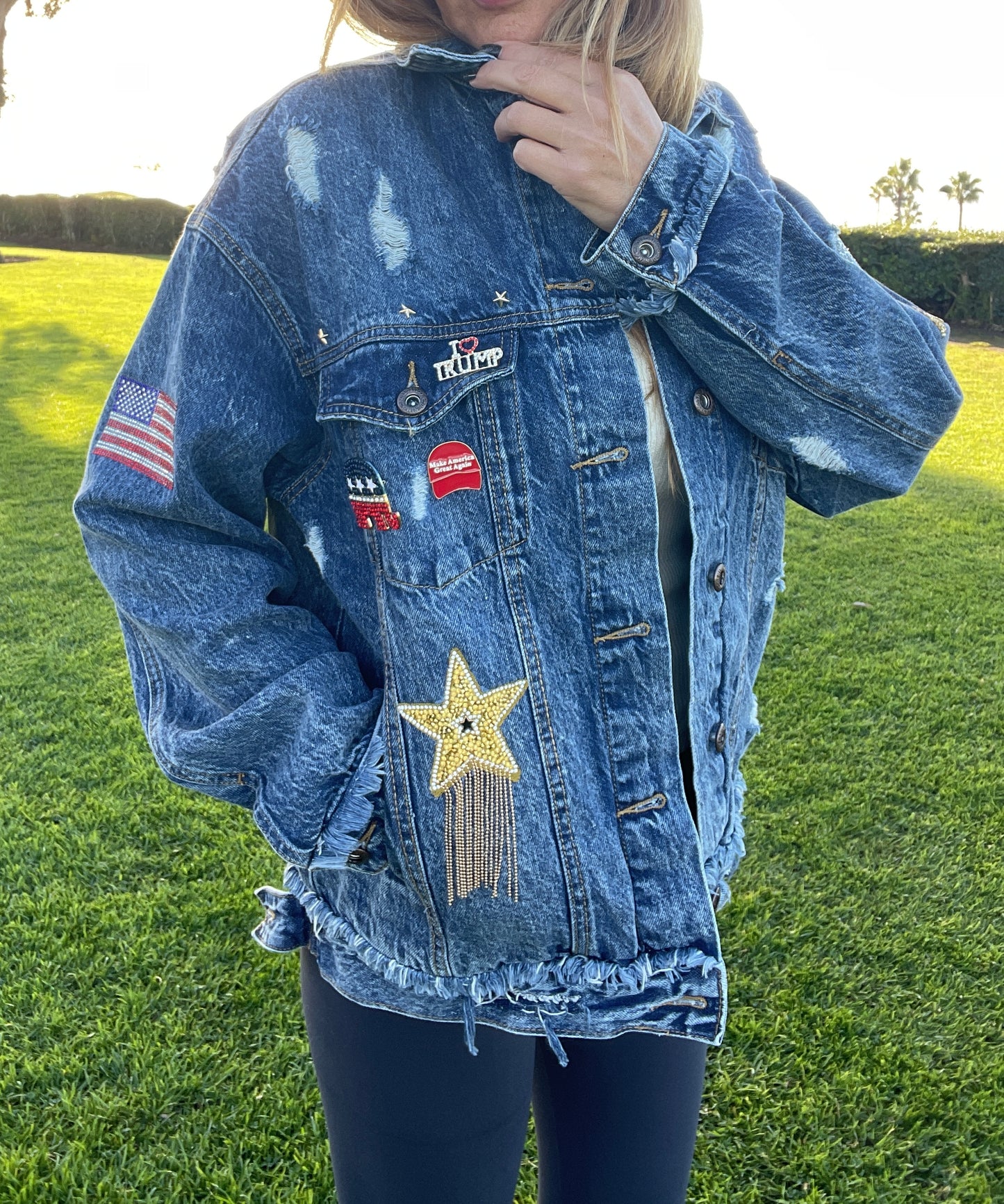 FREEDOM - "Special-Custom" - Hand painted jacket