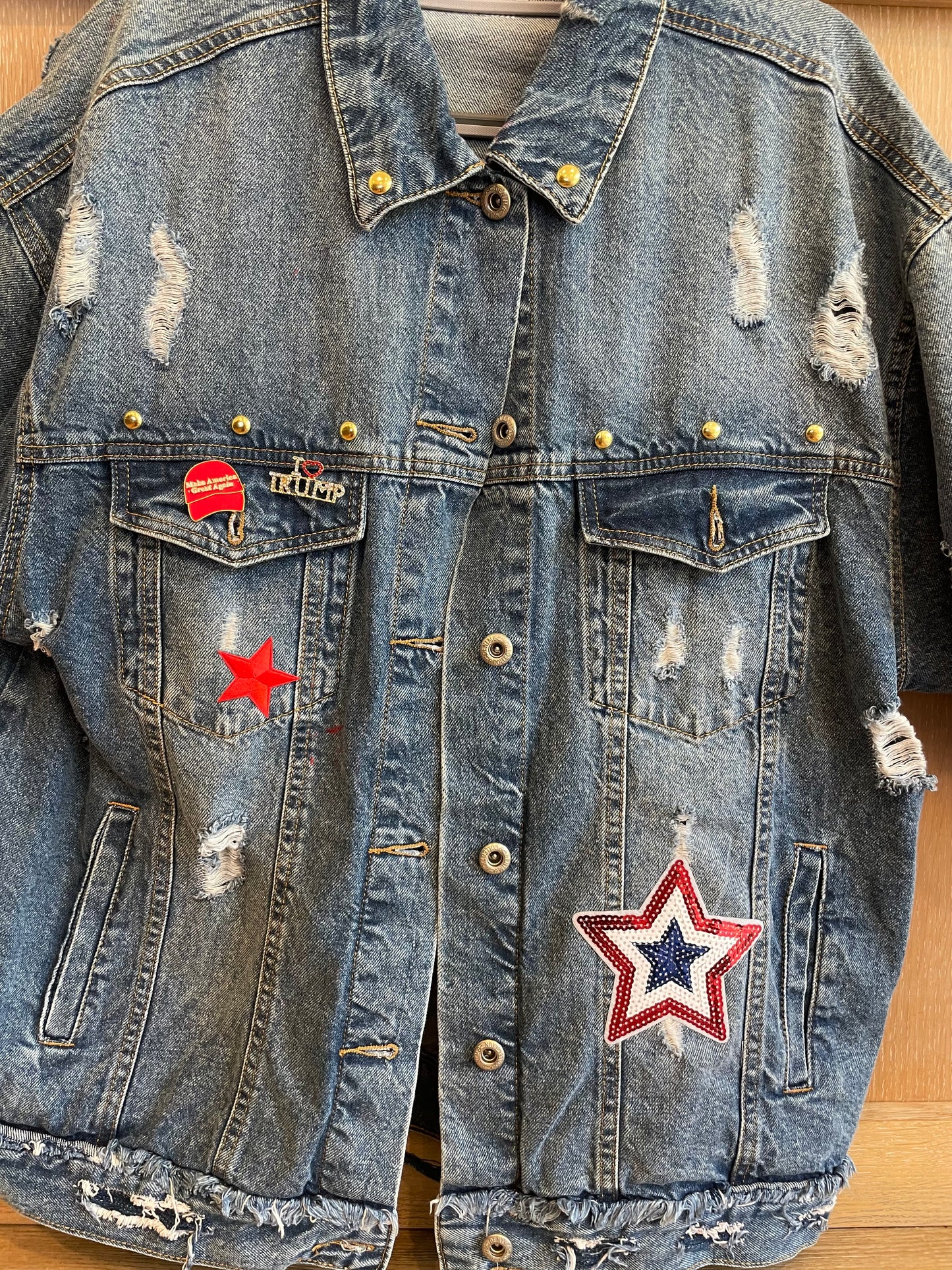 USA - Hand painted jacket