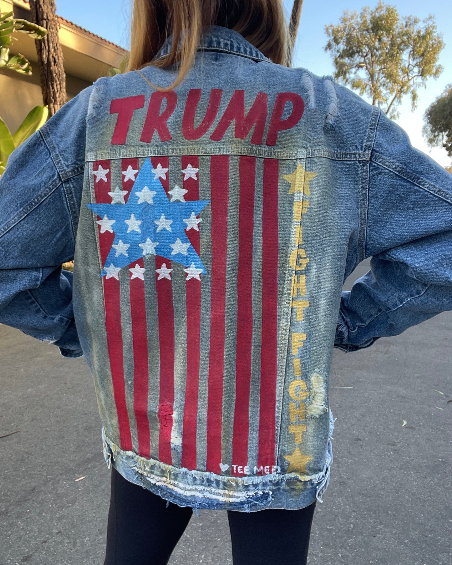 USA - Hand painted jacket