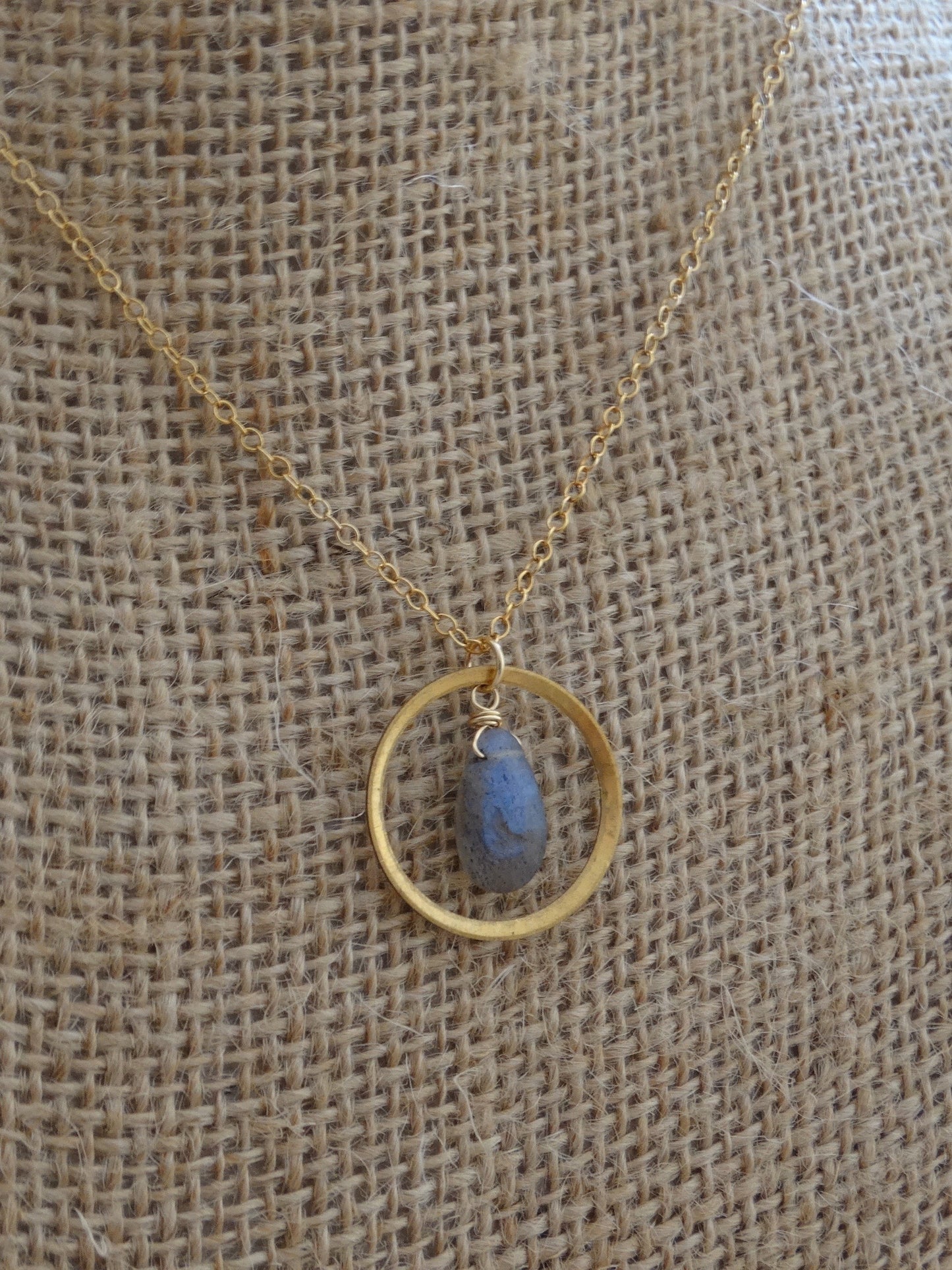 Mini Chloe Necklace - Labradorite