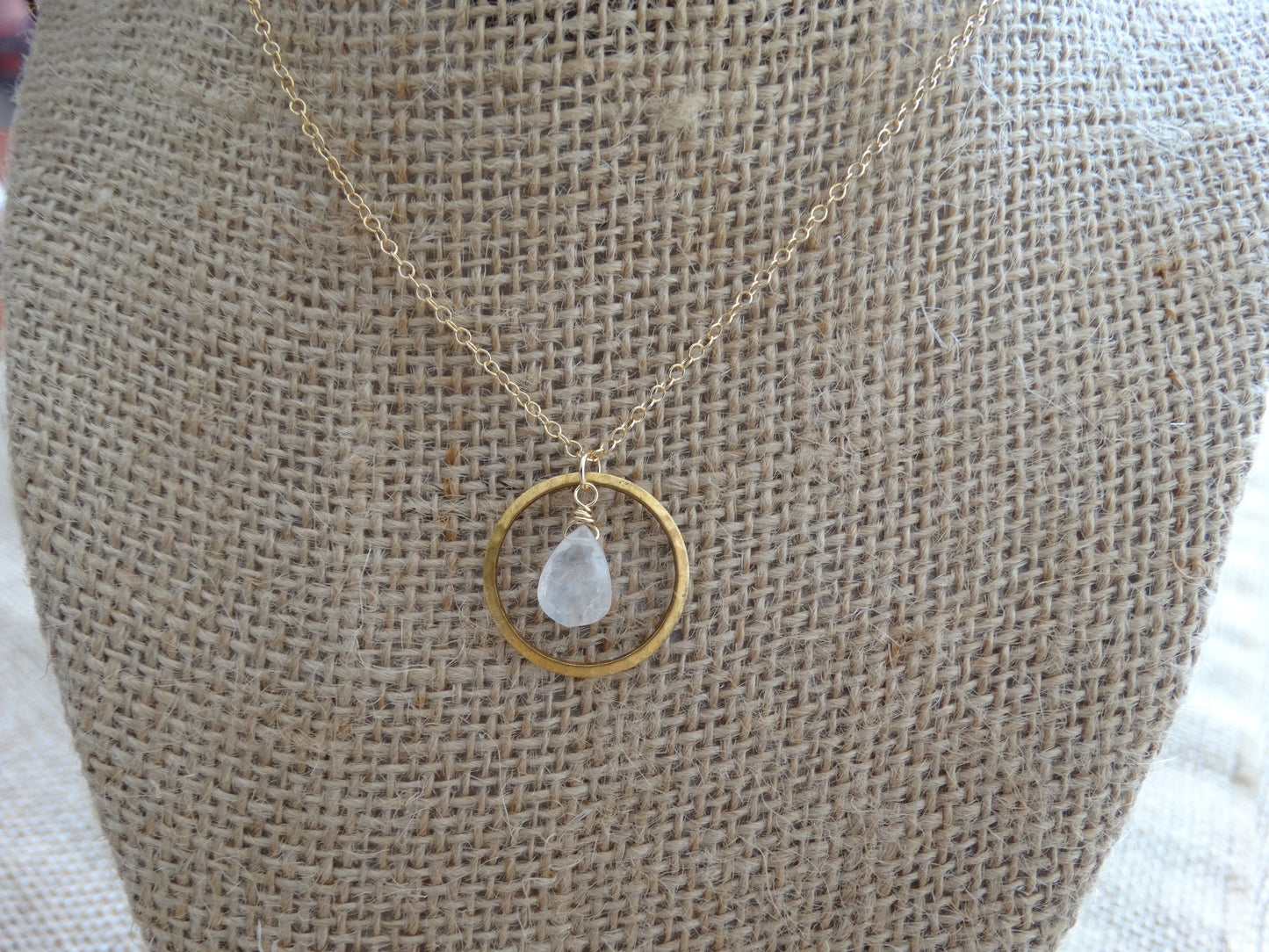 Mini Chloe Necklace - Moonstone