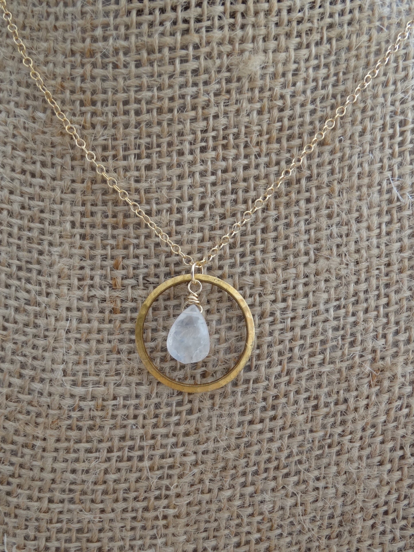 Mini Chloe Necklace - Moonstone