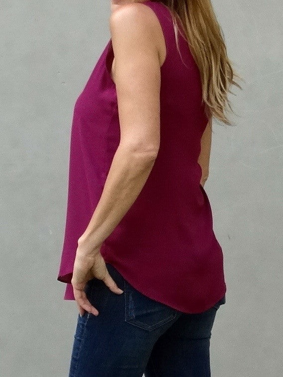 Kinsley Sleeveless Top - Thistle (Final Sale)