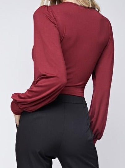 LOVINGLY Bodysuit - Wine (Final Sale)