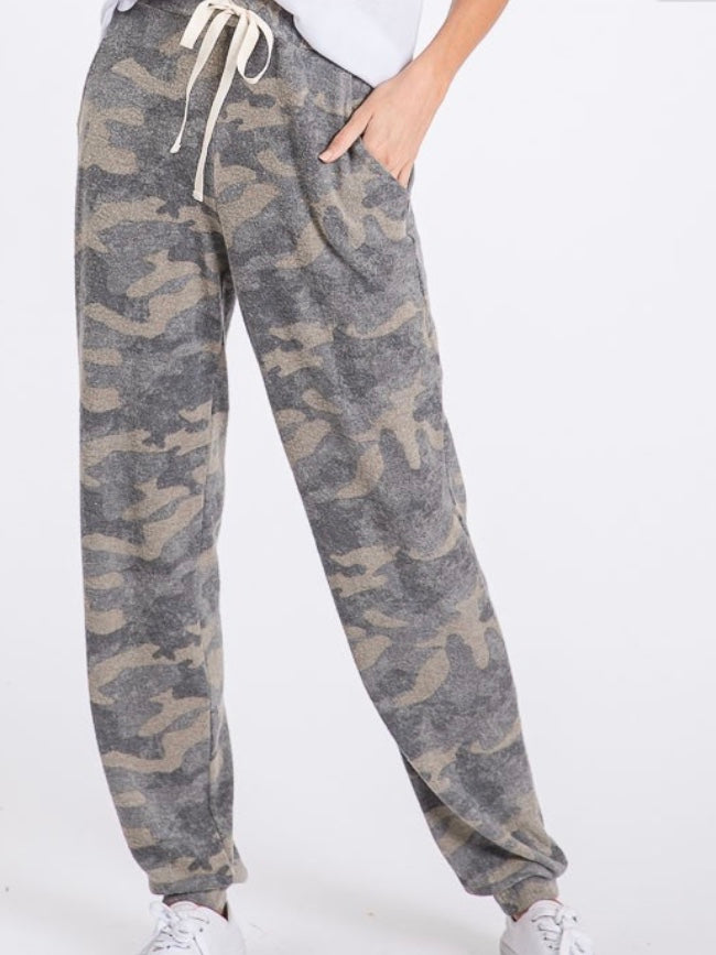 CAMO COZY Joggers (Final Sale)