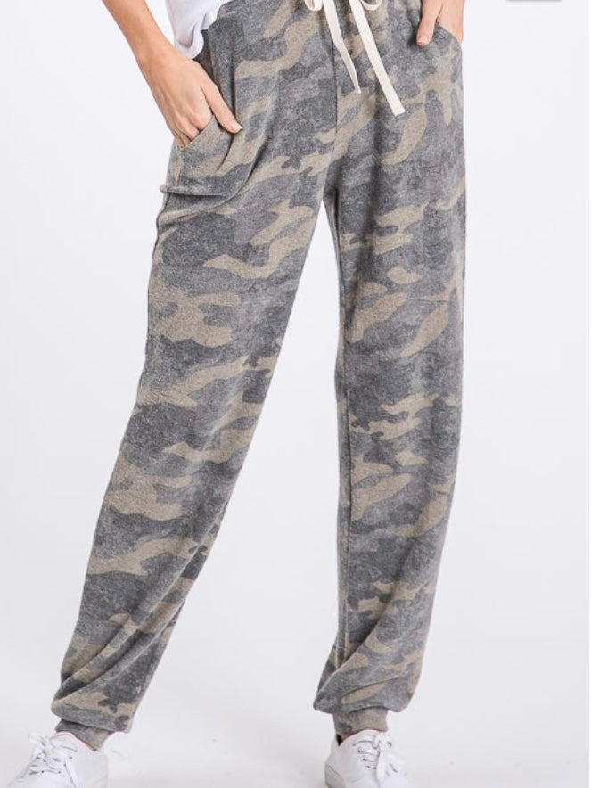 CAMO COZY Joggers (Final Sale)