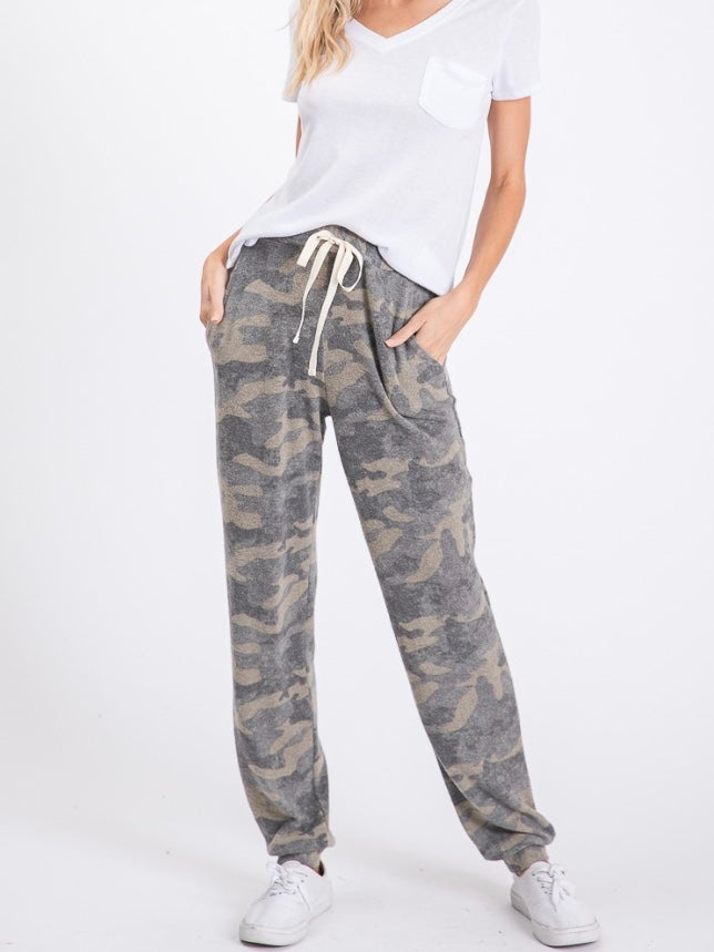 CAMO COZY Joggers (Final Sale)