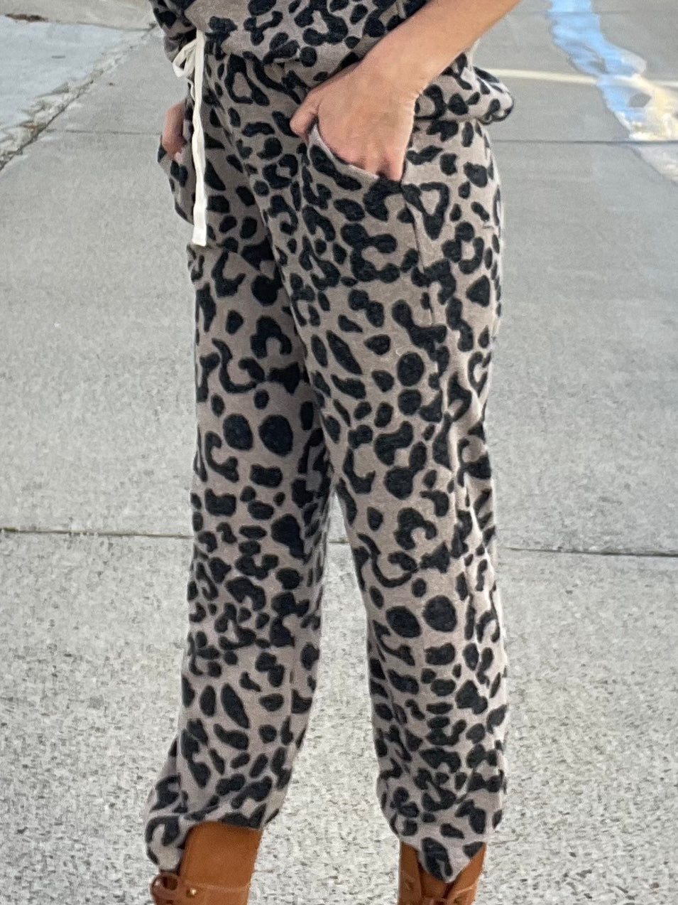 LA-LA-LEOPARD Joggers (Final Sale)