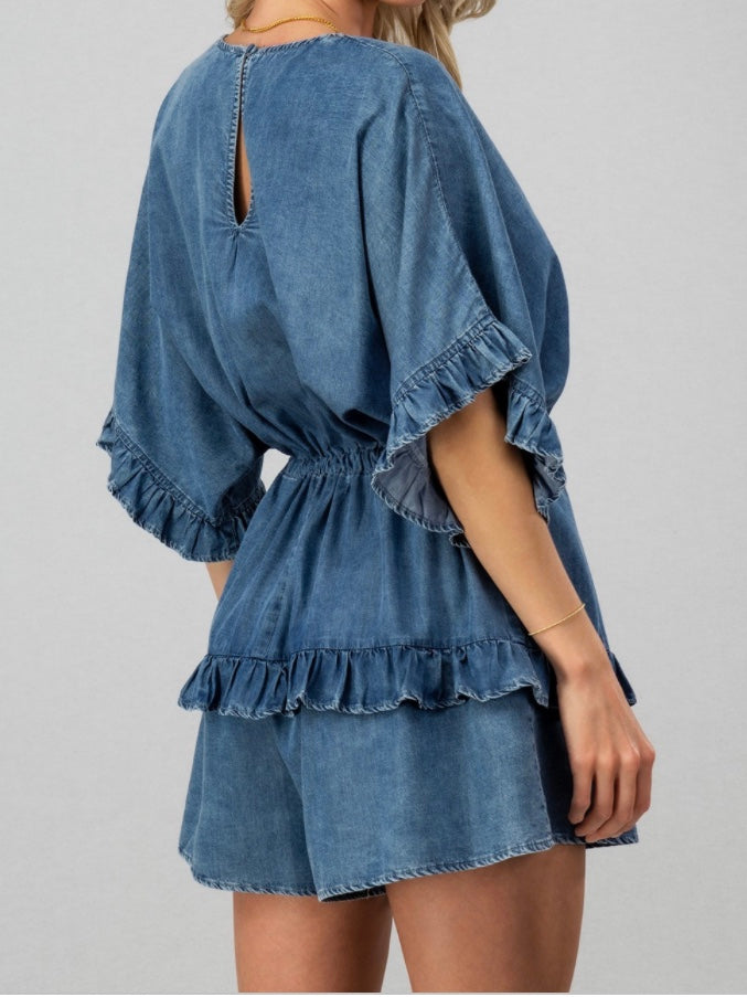 Summer Days Ruffle Romper (Final Sale)