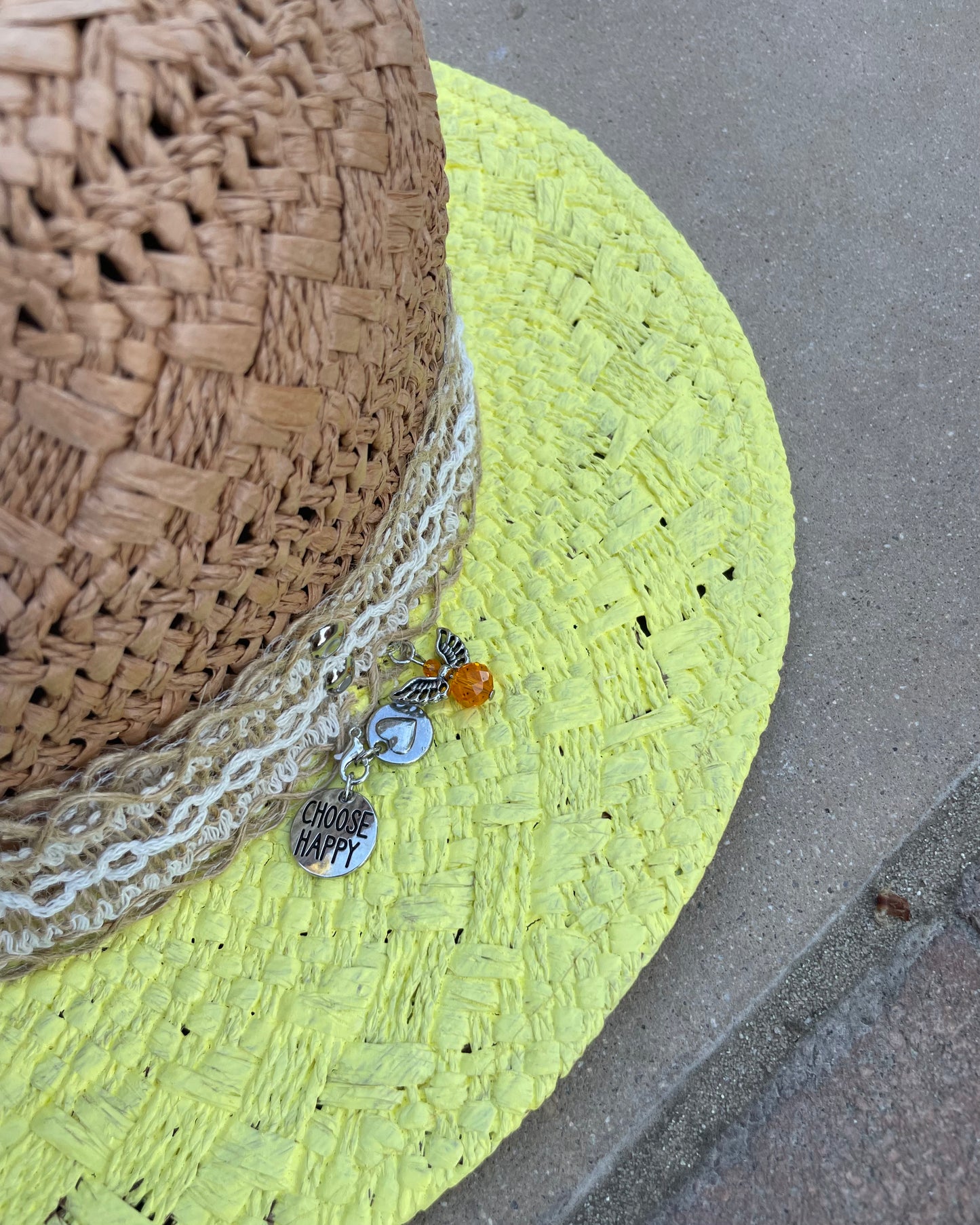 SUNNY DAY - Hand Painted Panama Hat (Final Sale)