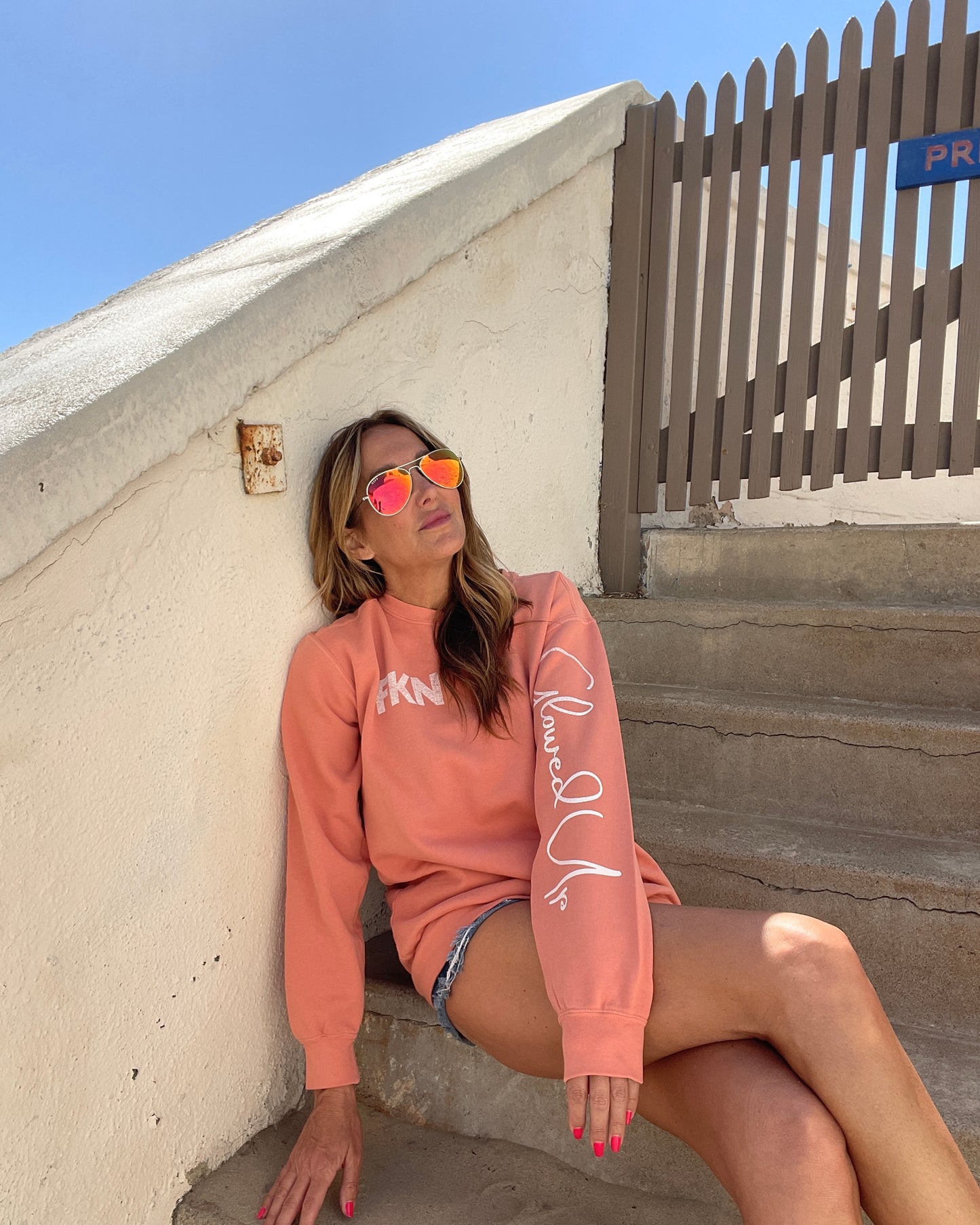 FKN GLOWED UP crewneck sweatshirt