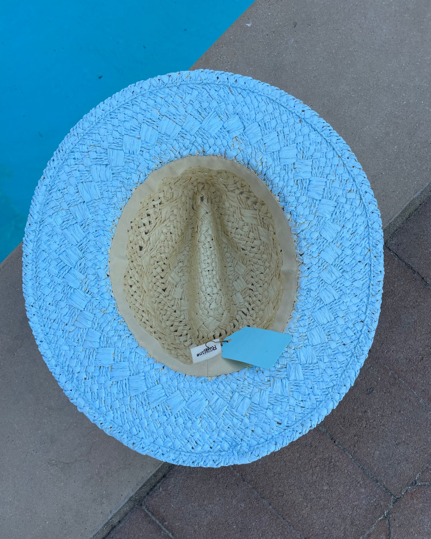 MY BABY BLU - Hand Painted Panama Hat