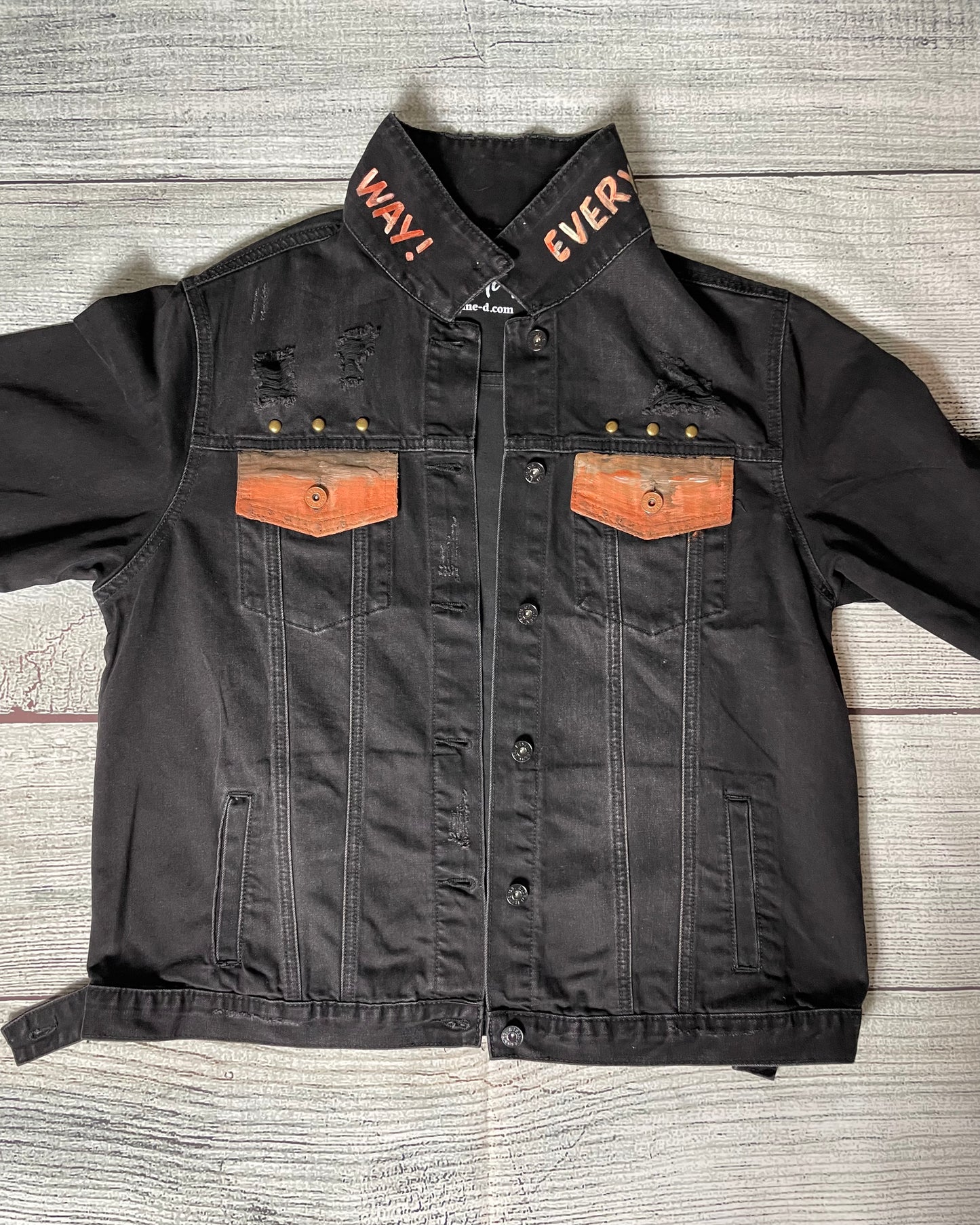 LUCKIEST GIRL ♥ Everything goes my way! - Hand painted jacket