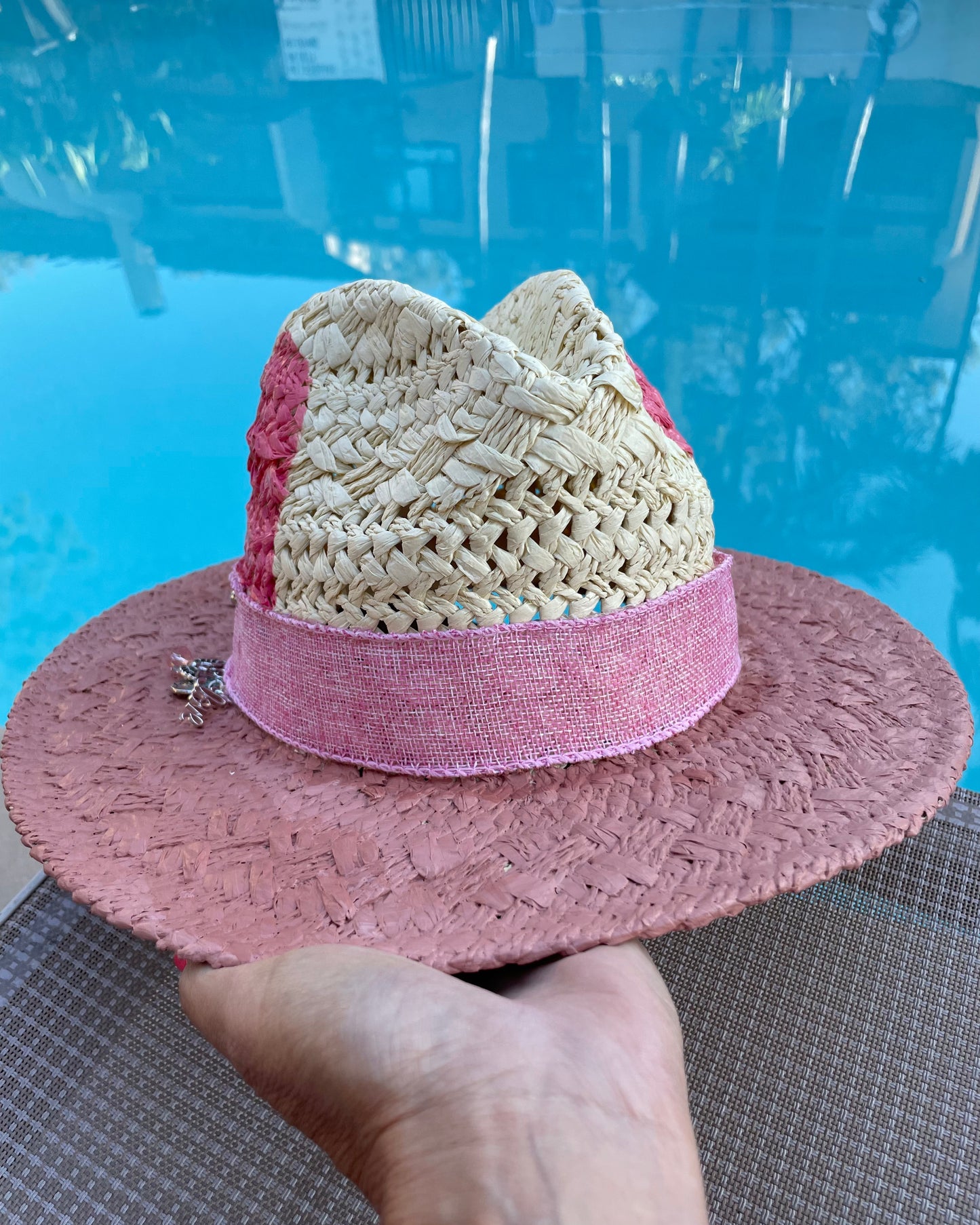 LOVELY DAY - Hand Painted Panama Hat