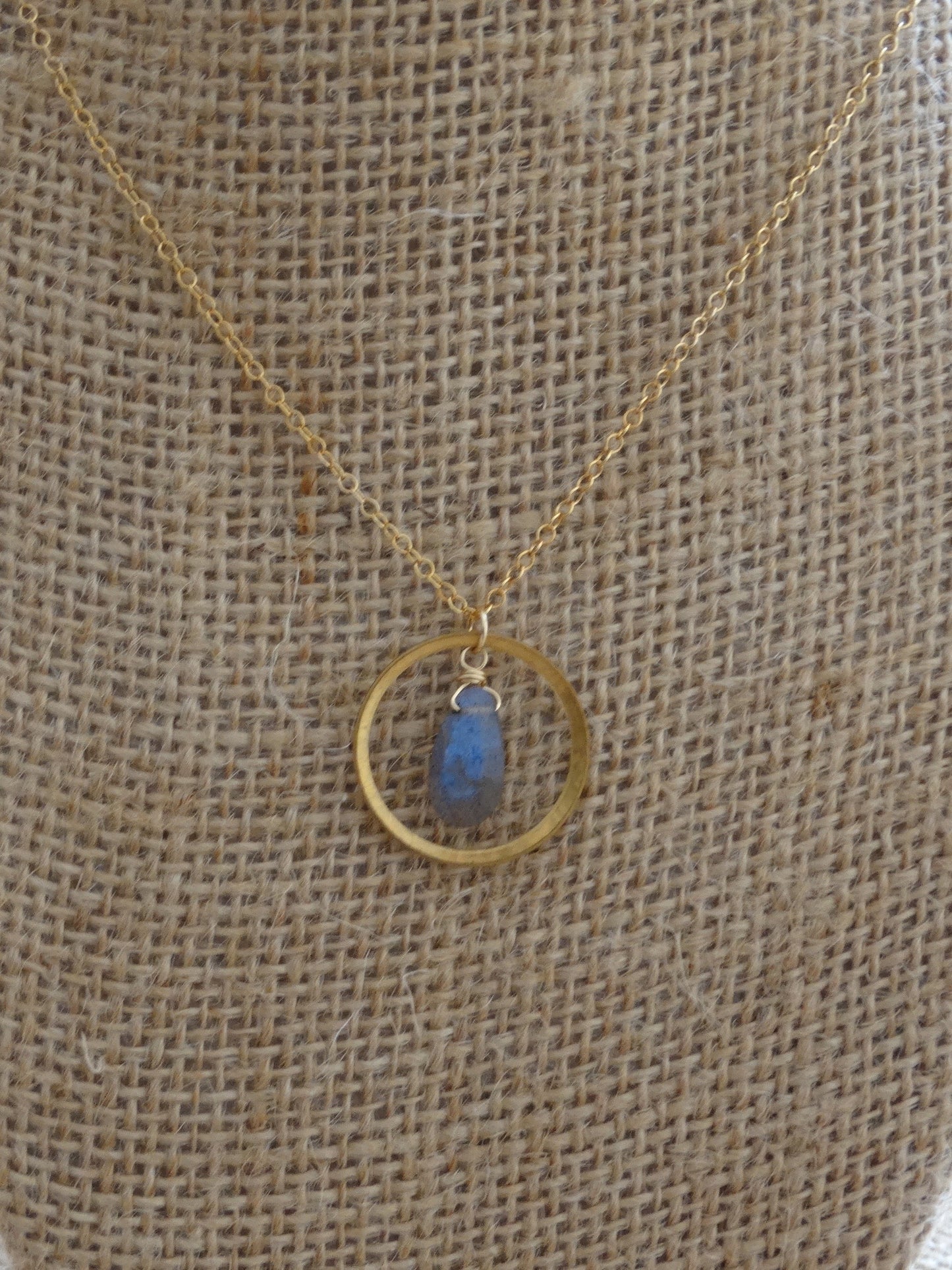 Mini Chloe Necklace - Labradorite